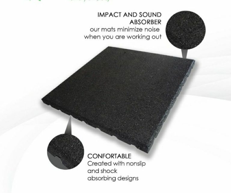 50x50cm rubber flooring